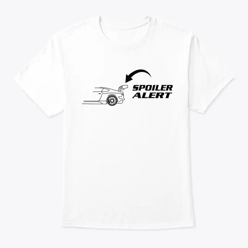 Spoiler Alert Tee - Black graphic